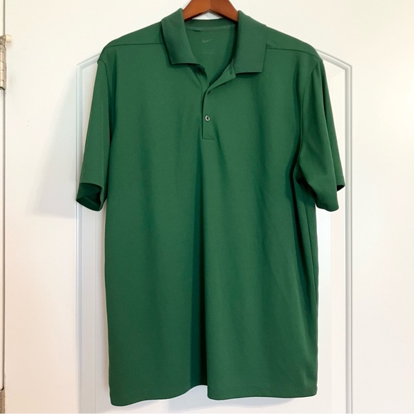 Nike Other - Nike Short Sleeve Green Golf Polo Canada Dry Embroidered Sleeve Logo Men’s Sz L